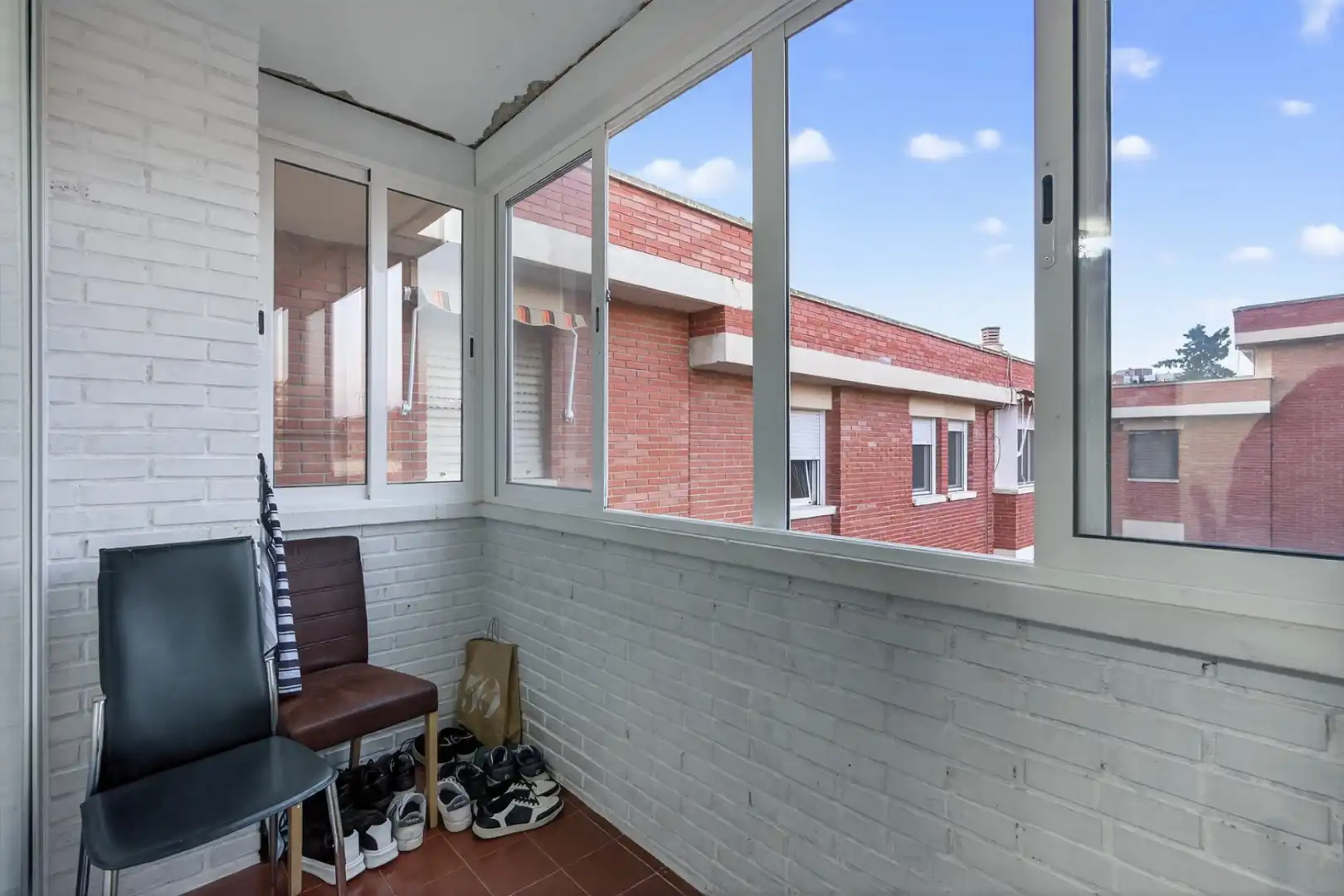Balcony of Flat for sale in Alicante / Alacant  with Air Conditioner and Swimming Pool