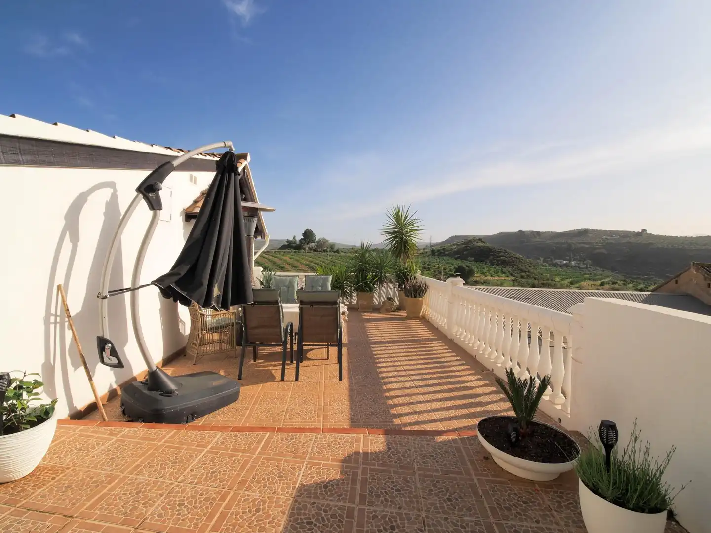 Terraza de Casa o chalet en venta en Moraleda de Zafayona con Calefacción