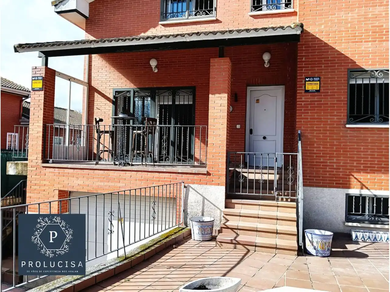 Exterior view of Houses for sale in Moraleja de Enmedio  with Air Conditioner, Heating and Terrace