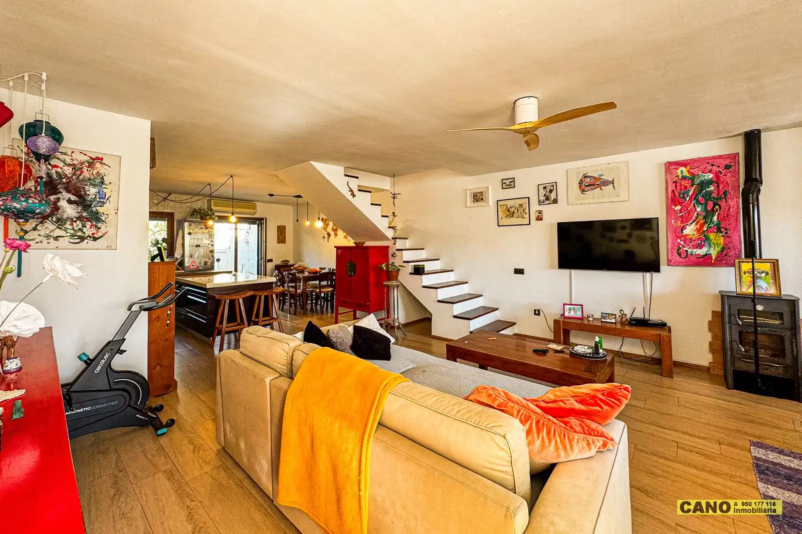Living room of Houses for sale in Níjar  with Air Conditioner, Heating and Terrace
