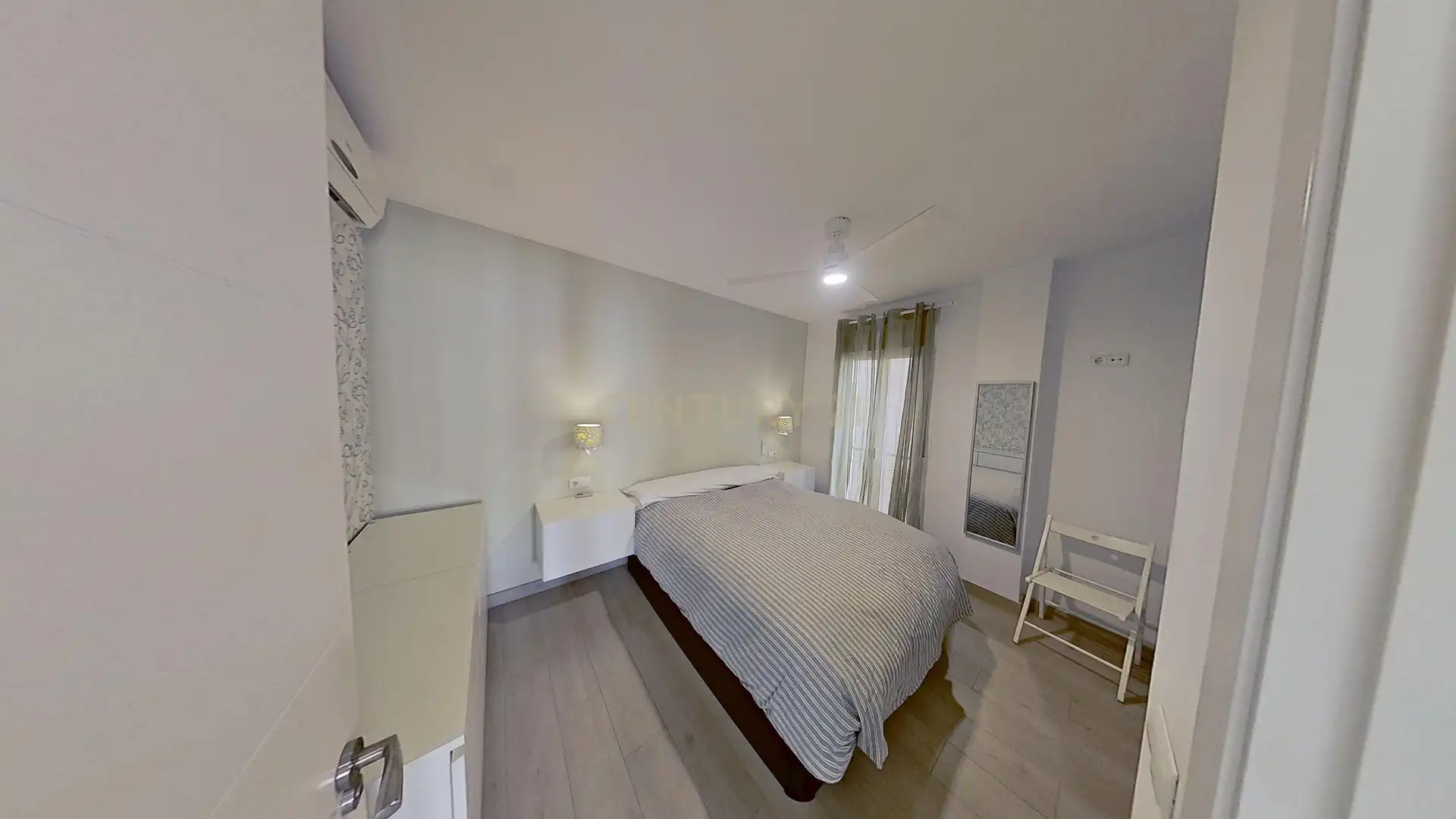 Habitación de Apartamento de alquiler en Málaga con Aire acondicionado, Horno y Lavadora