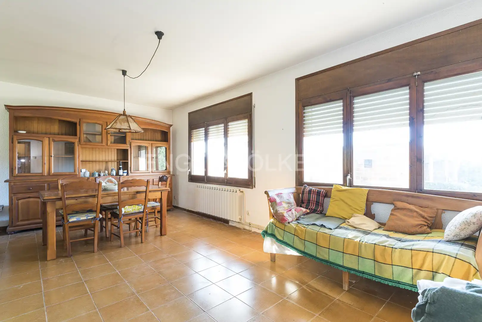 Wohnzimmer von Country house zum Verkauf in Sant Pere de Vilamajor mit Heizung, Privatgarten und Terrasse