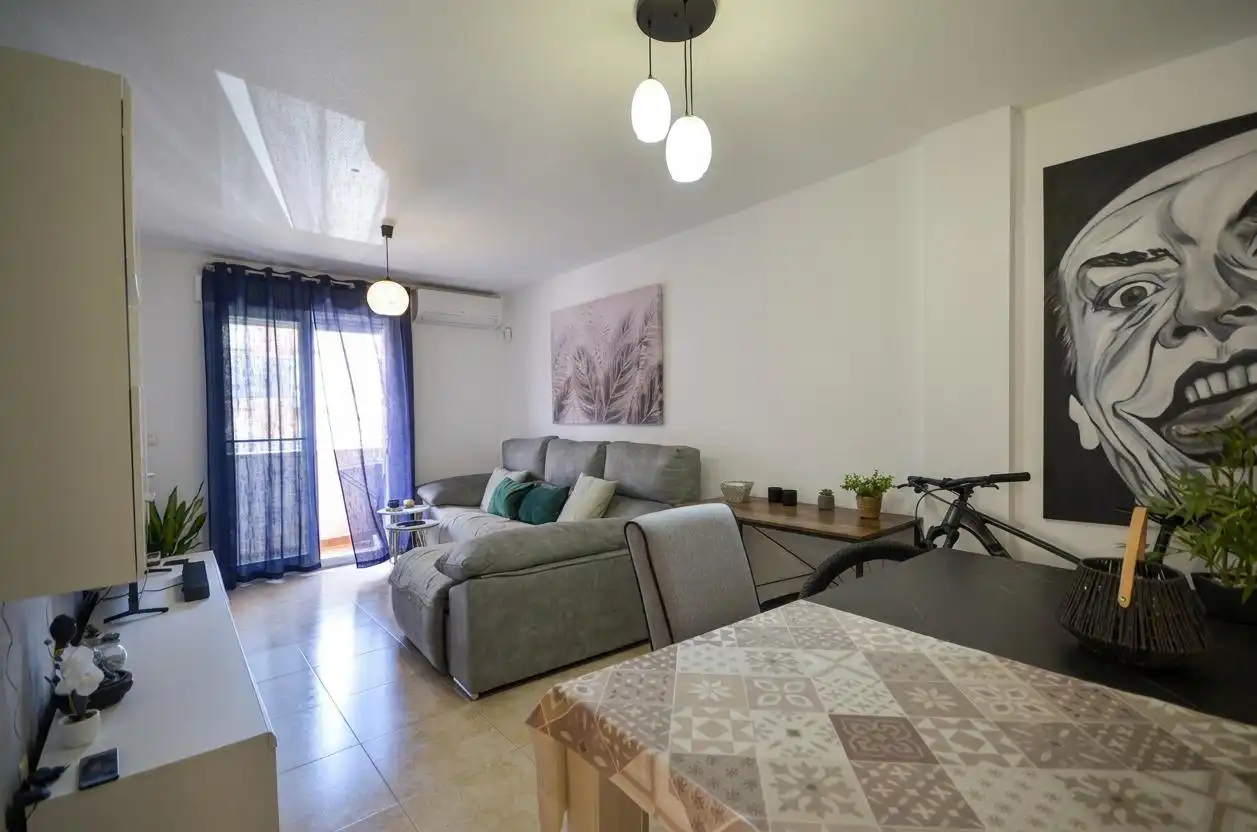 Living room of Flat for sale in Vícar  with Community pool