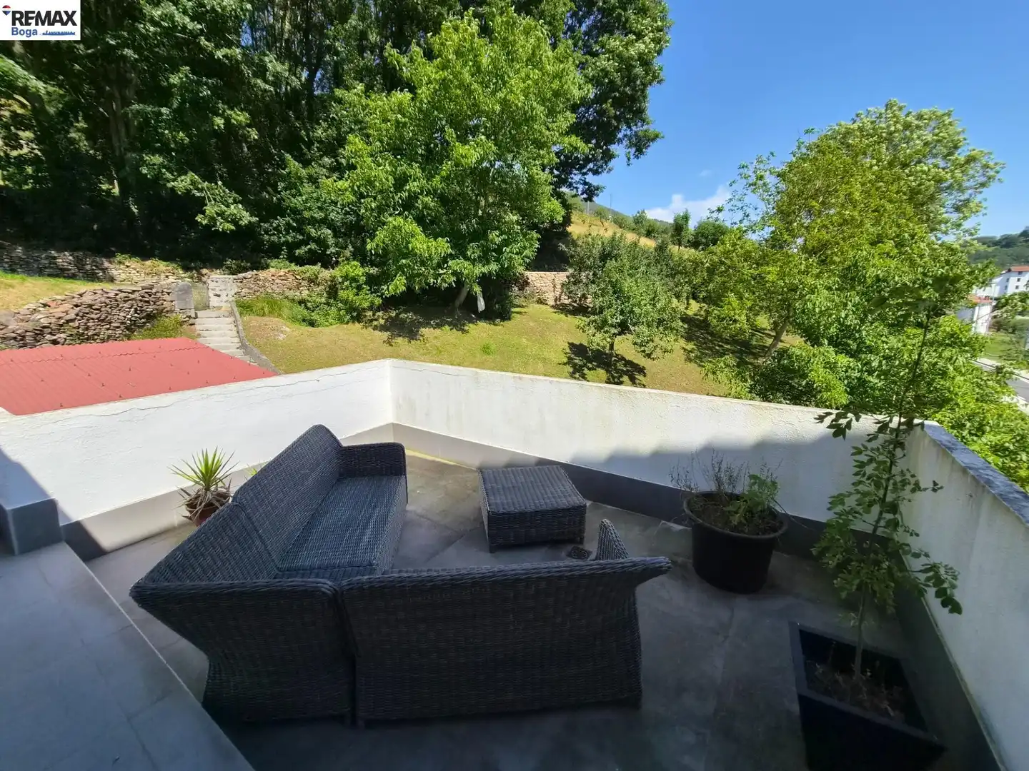 Terrassa de Casa o xalet en venda en Berastegi amb Calefacció, Jardí privat i Terrassa