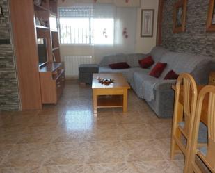 Living room of Single-family semi-detached for sale in Lorca  with Terrace, Balcony and Community pool