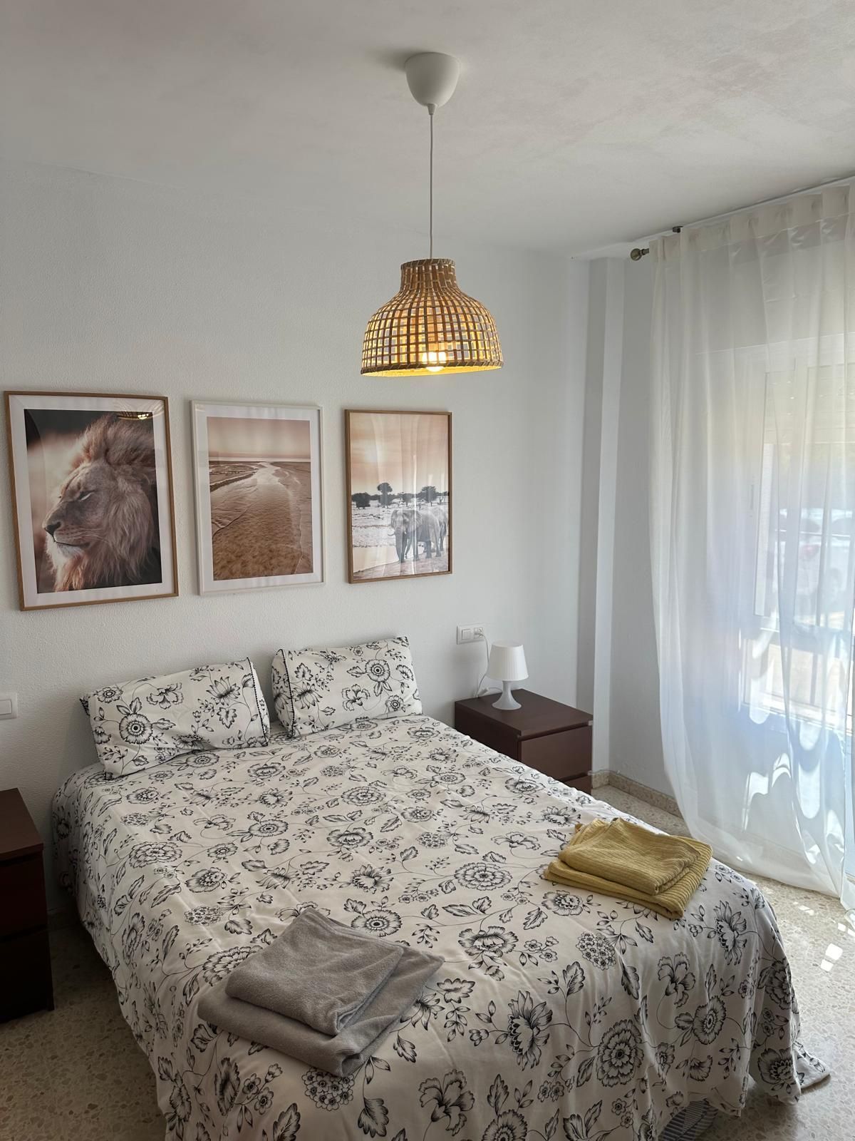 Bedroom of Apartment to rent in El Portil  with Heating, Terrace and Furnished