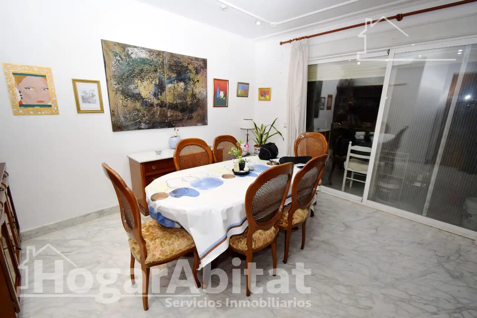 Dining room of Flat for sale in Torrent  with Air Conditioner, Heating and Balcony