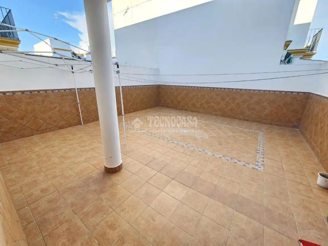 Terraza de Casa adosada de alquiler en Chipiona