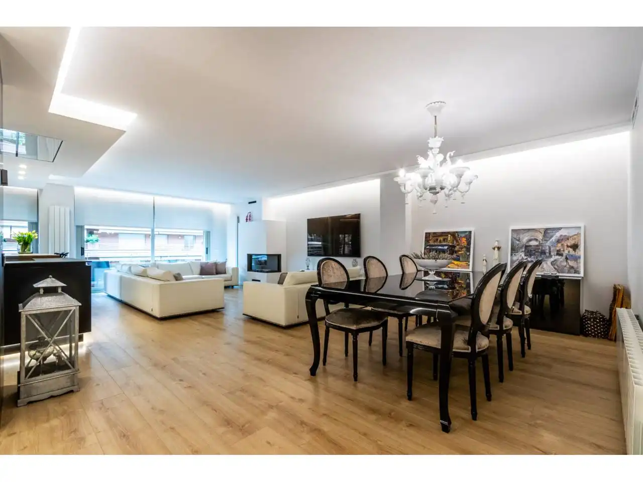 Sala d'estar de Pis en venda en Manresa amb Aire condicionat, Calefacció i Parquet