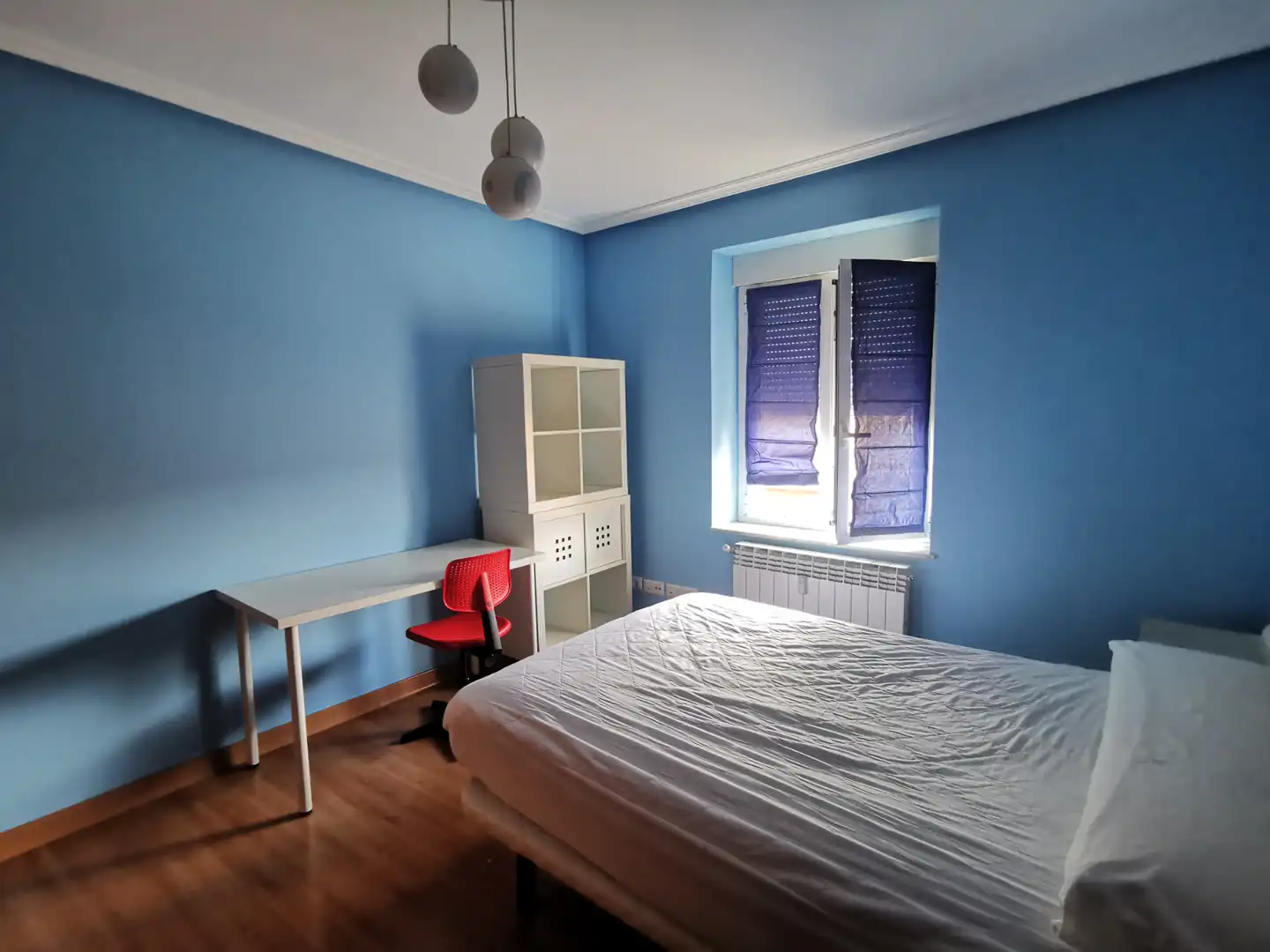 Bedroom of Flat for rent in Salamanca  with Heating, Parquet flooring and Furnished