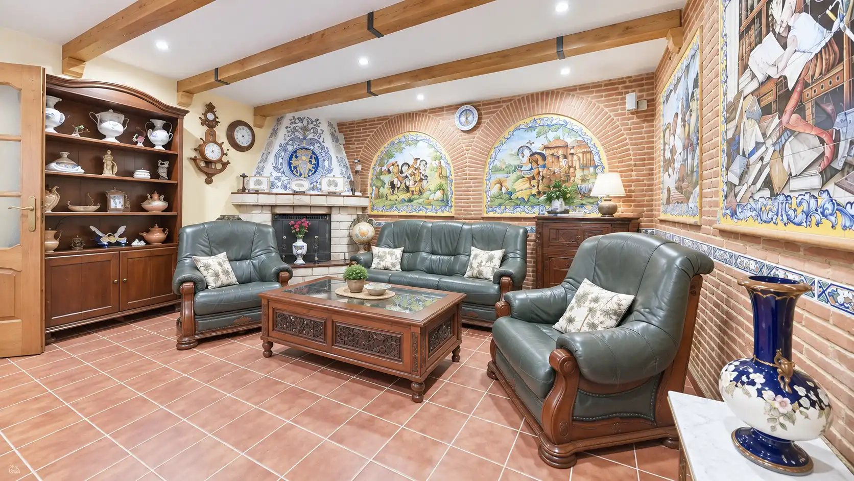 Sala de estar de Casa o chalet en venta en Pepino con Aire acondicionado, Calefacción y Jardín privado