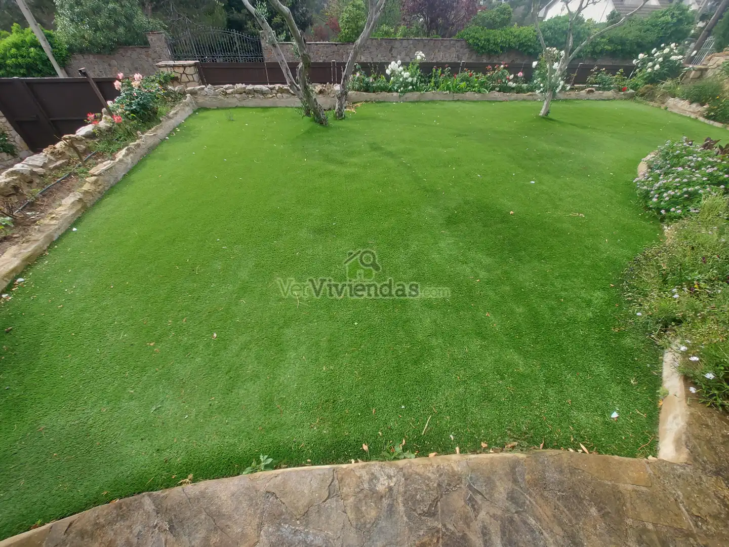 Jardí de Casa o xalet en venda en Vallirana amb Aire condicionat, Calefacció i Jardí privat