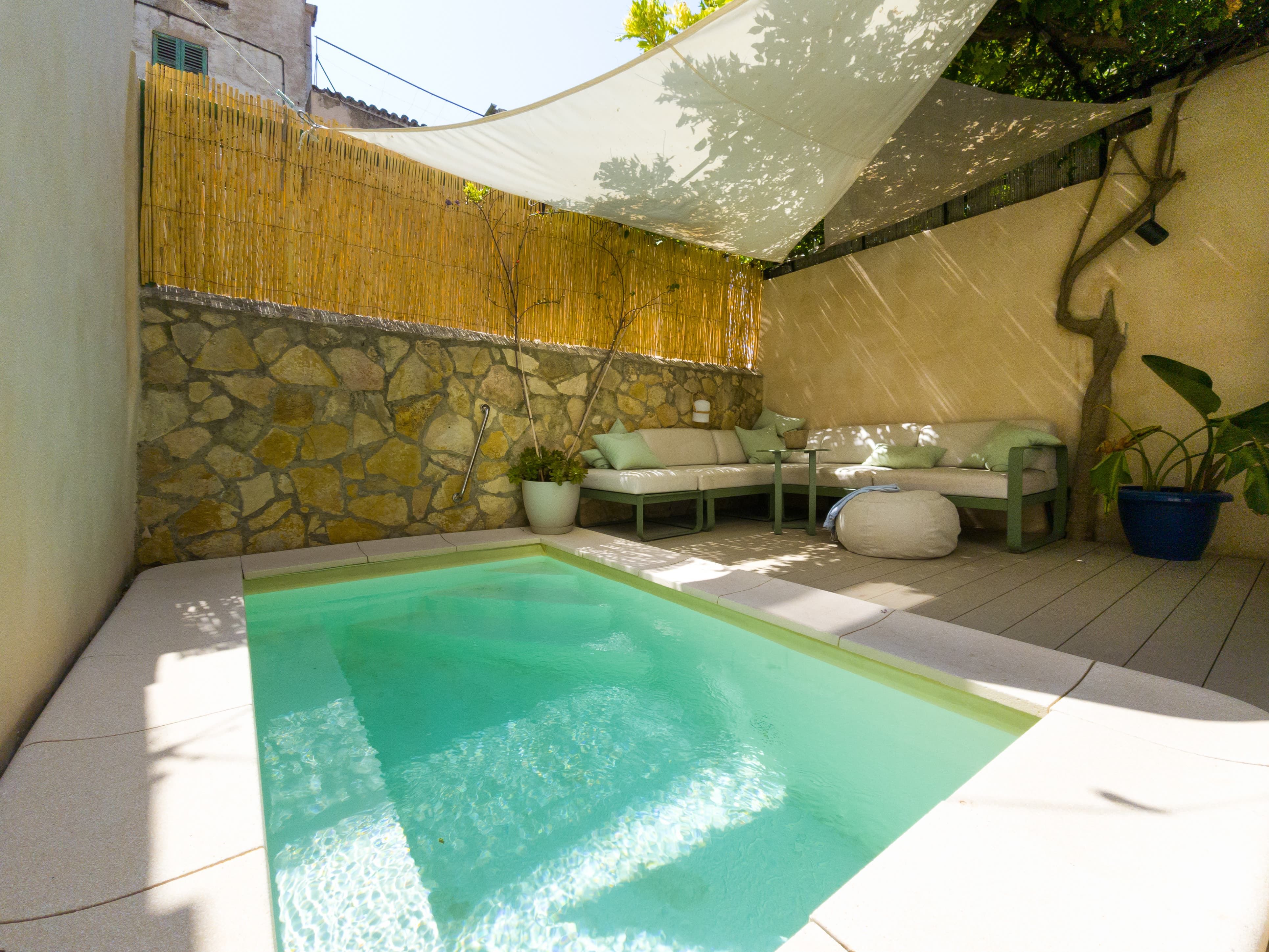 Swimming pool of Single-family semi-detached for sale in Sóller  with Air Conditioner and Swimming Pool