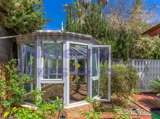 Garden of Houses for sale in Roquetas de Mar  with Air Conditioner, Heating and Private garden