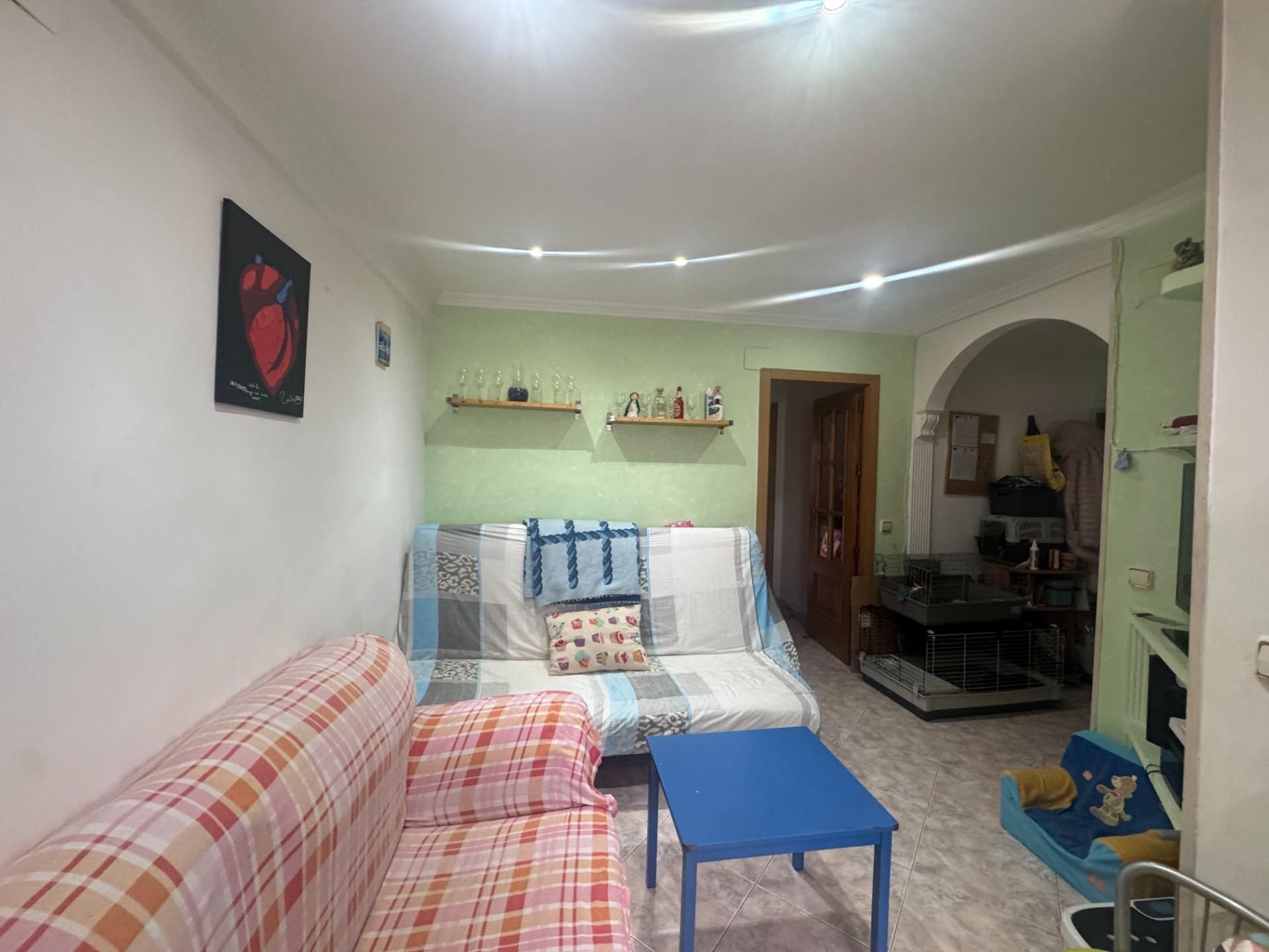 Living room of Flat for sale in  Madrid Capital  with Air Conditioner and Terrace