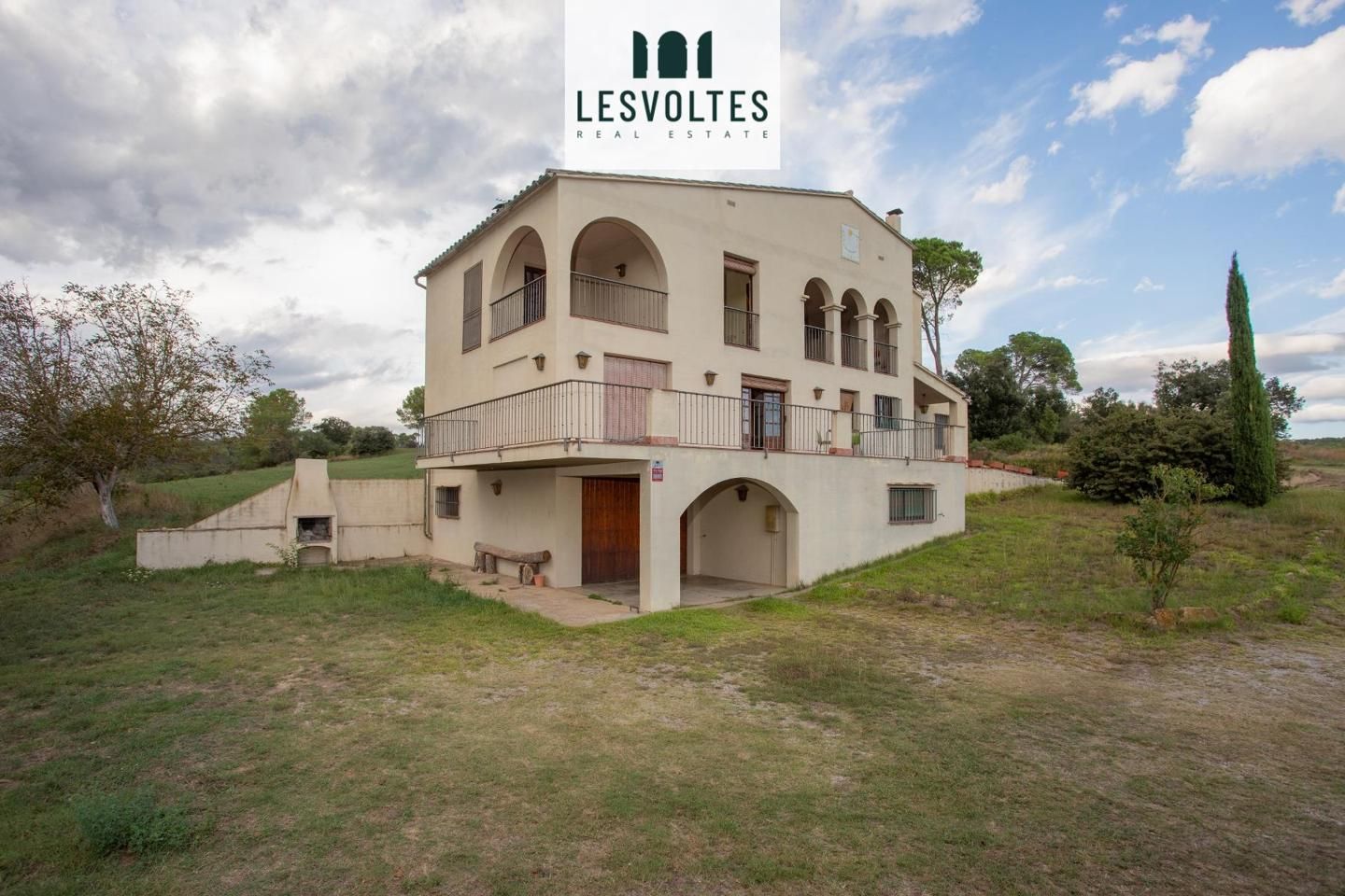 Exterior view of House or chalet for sale in Vilopriu  with Heating, Private garden and Terrace