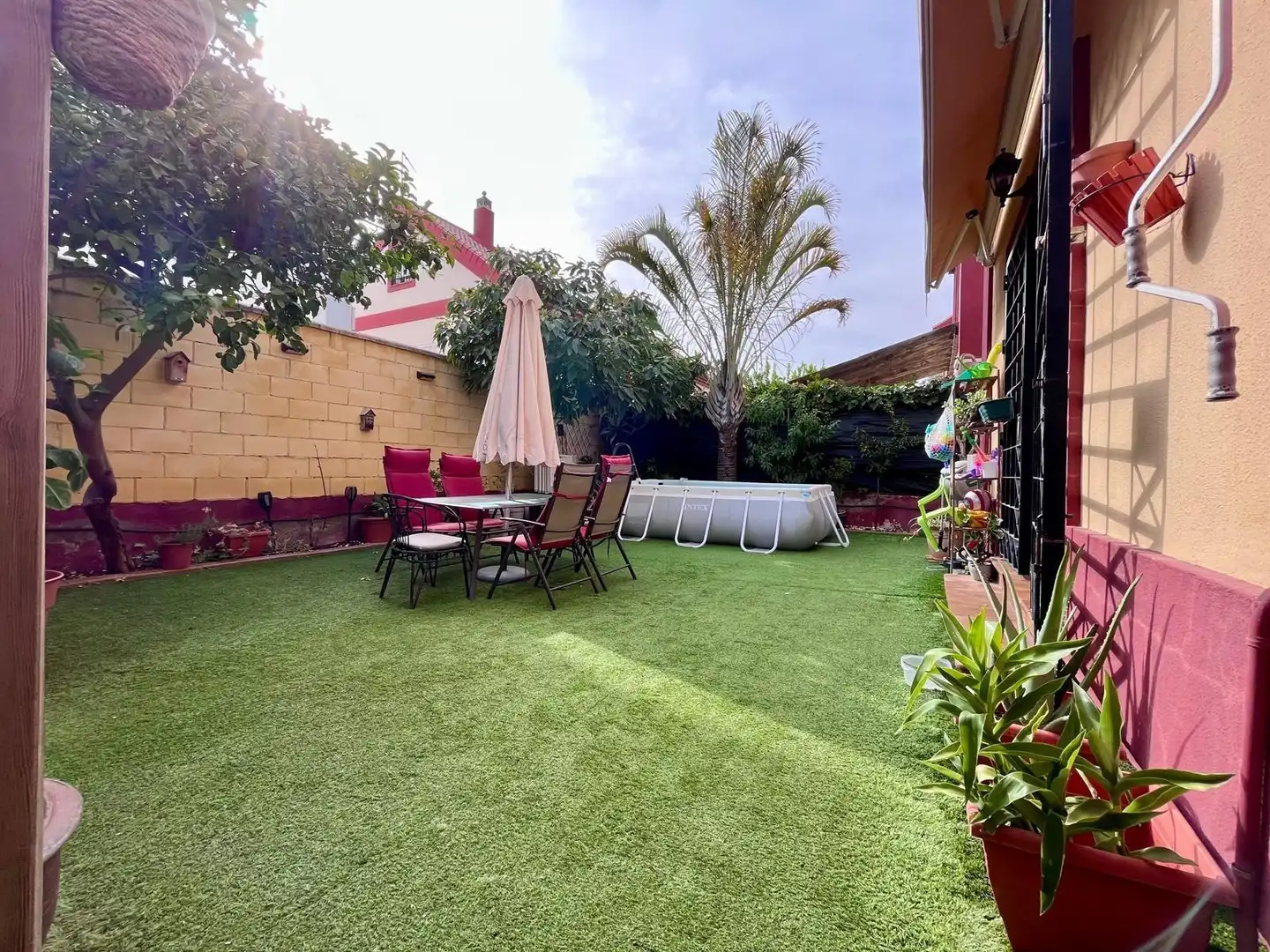 Terraza de Casa o chalet en venta en Montequinto con Aire acondicionado, Calefacción y Jardín privado