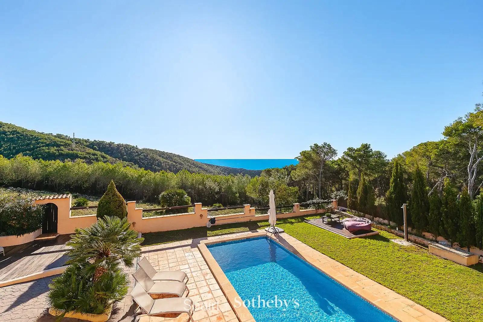 Jardín de Casa o chalet en venta en Olivella con Aire acondicionado, Calefacción y Jardín privado