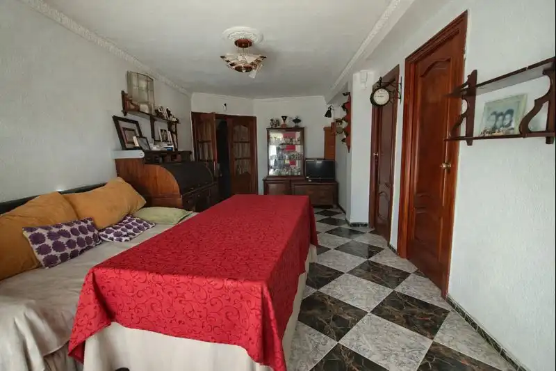 Bedroom of Flat for sale in Granada  with Air Conditioner, Terrace and Furnished