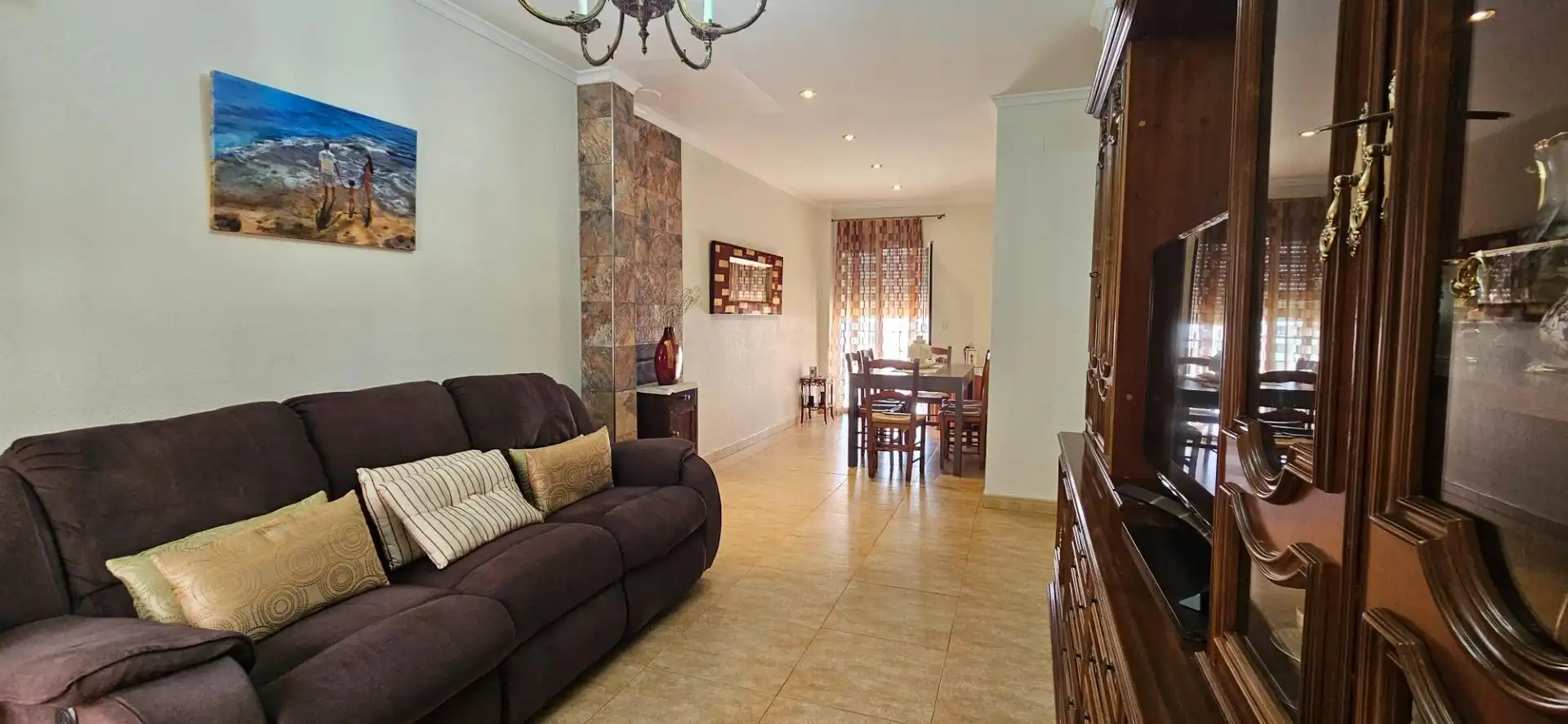 Living room of Houses for sale in Archena  with Storage room, Furnished and Balcony
