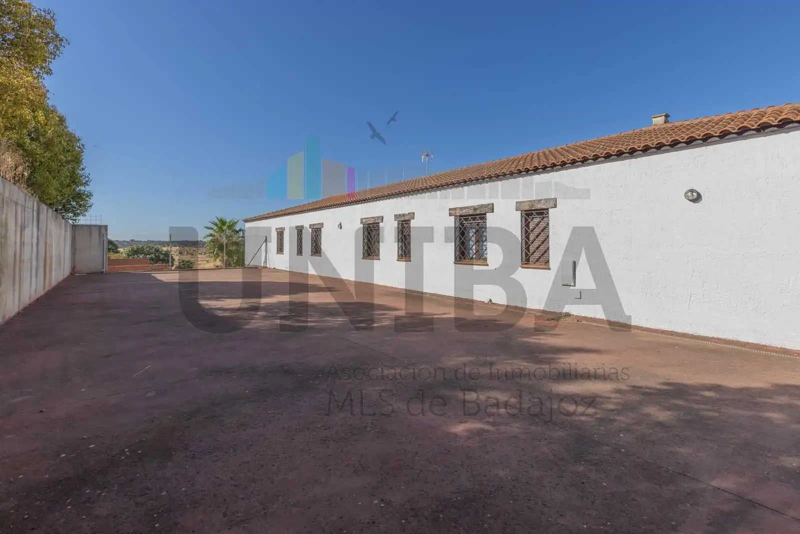 Vista exterior de Casa o xalet en venda en Badajoz amb Aire condicionat, Jardí privat i Piscina