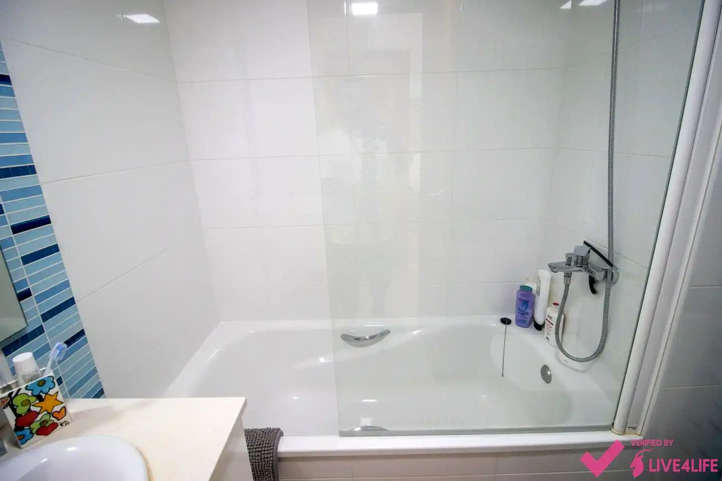 Badezimmer von Wohnung zur Miete in Alboraya mit Klimaanlage, Terrasse und Möbliert