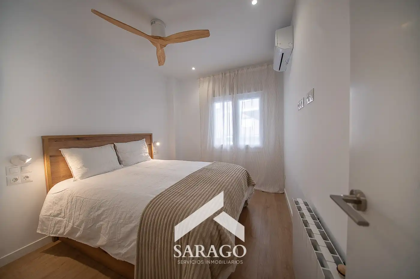 Habitación de Piso de alquiler en Madrid con Aire acondicionado, Calefacción y Amueblado