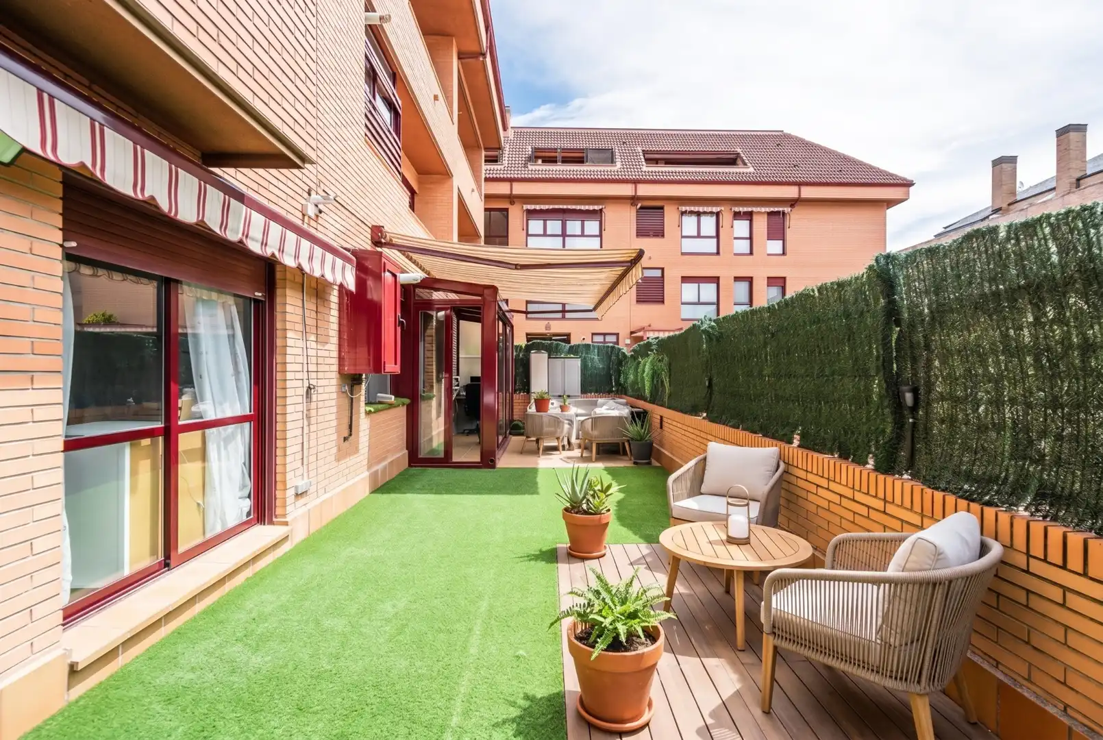 Terrace of Flat for sale in Las Rozas de Madrid  with Air Conditioner, Heating and Private garden