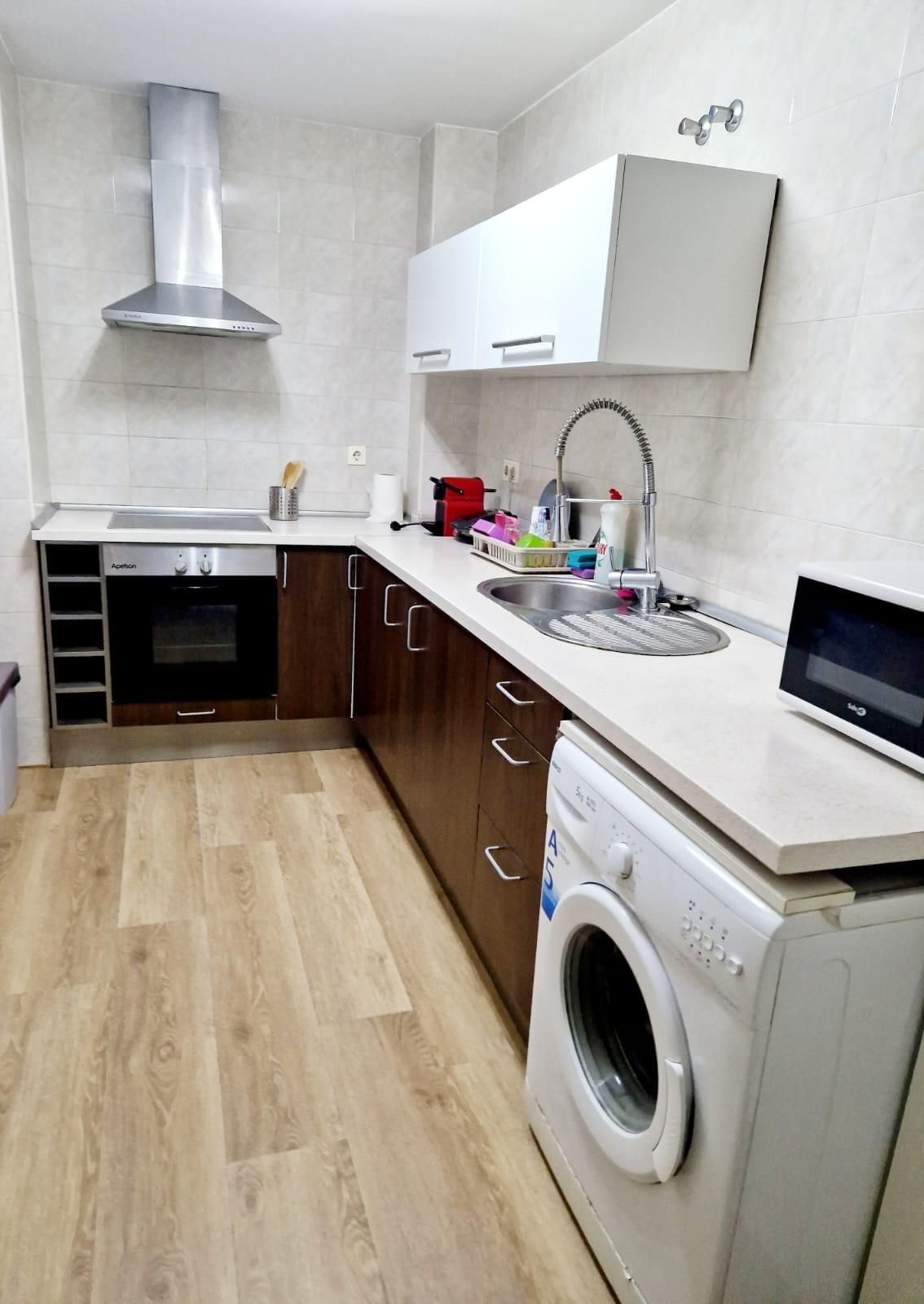 Kitchen of Flat for sale in Dos Hermanas  with Air Conditioner and Balcony