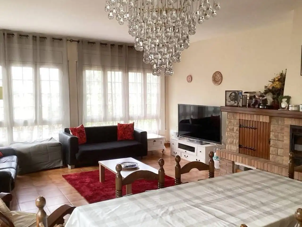 Living room of Houses for sale in Vidreres  with Air Conditioner, Heating and Private garden
