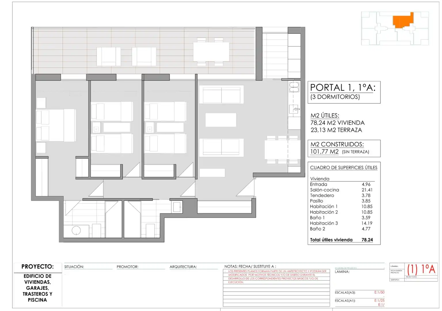 Apartament amb piscina en venda a Centro ciudad, imagen 12