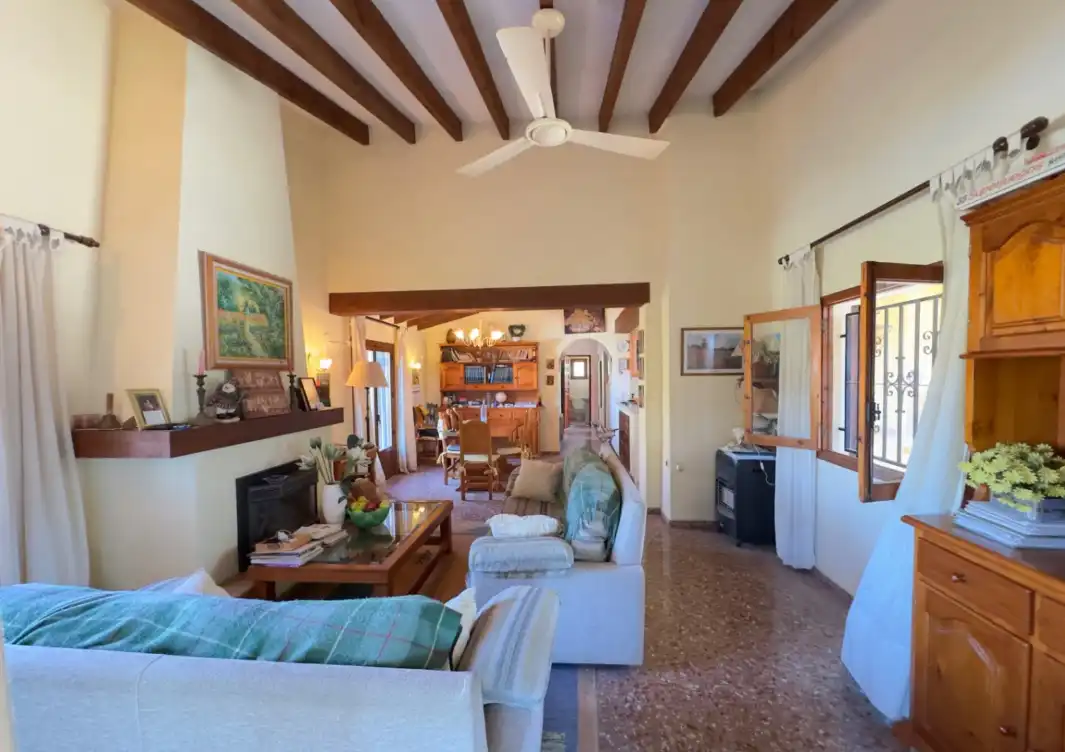 Wohnzimmer von Haus oder Chalet zum Verkauf in Dénia mit Terrasse, Abstellraum und Schwimmbad