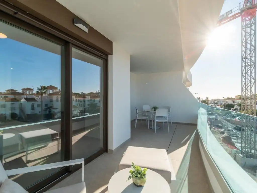 Terrace of Apartments for sale in Orihuela  with Air Conditioner and Swimming Pool