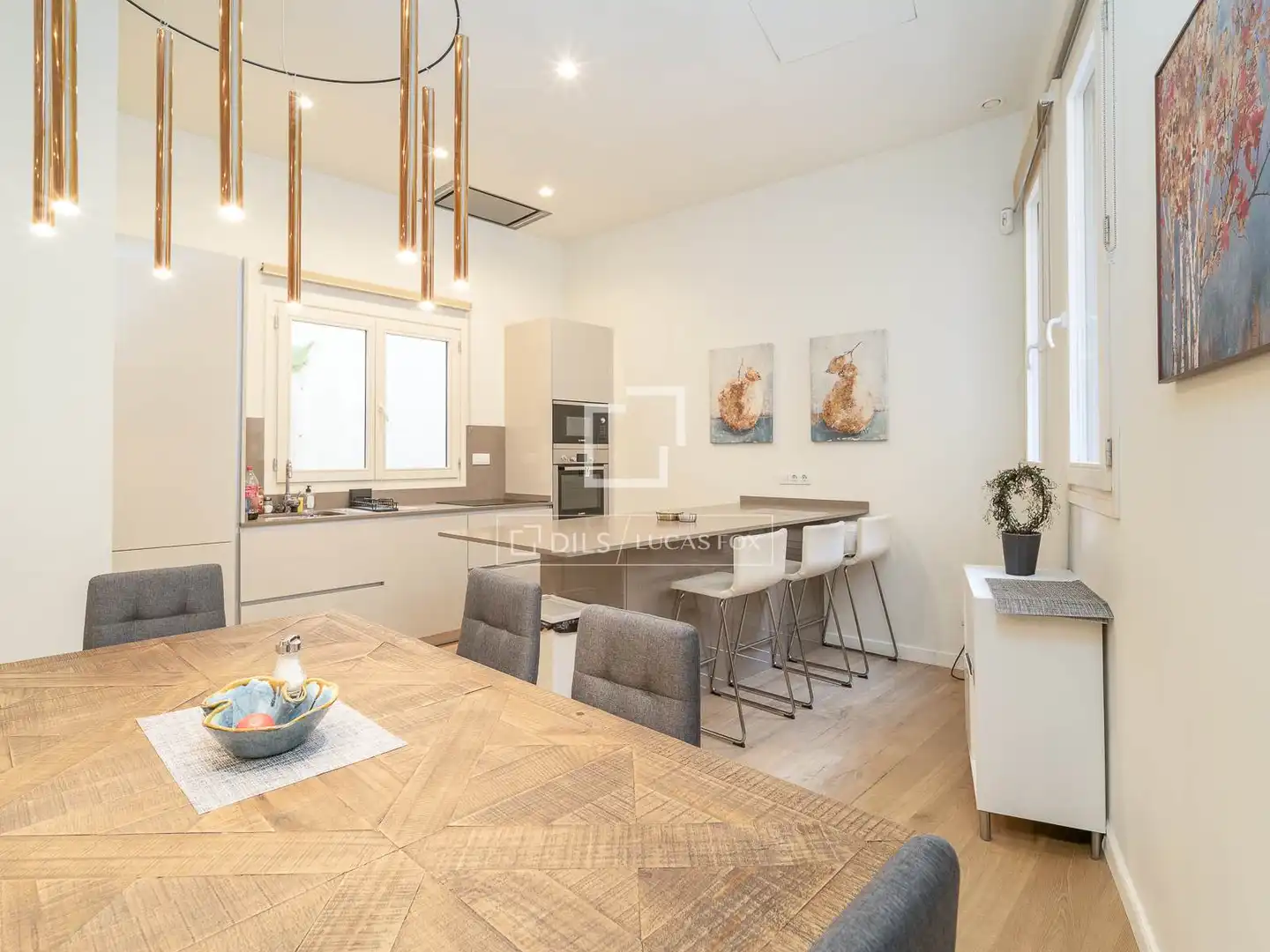 Cocina de Piso en venta en Barcelona con Aire acondicionado, Calefacción y Parquet