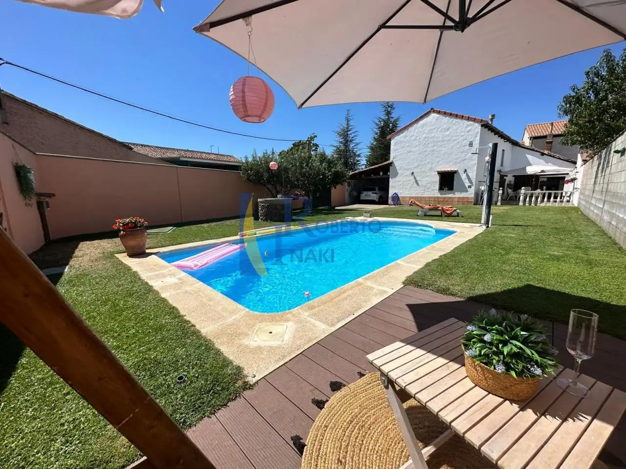 Piscina de Casa o chalet en venta en Cubillas de los Oteros con Calefacción, Jardín privado y Piscina