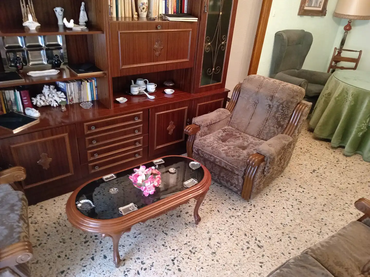 Living room of Flat for sale in Salamanca  with Heating, Furnished and Oven