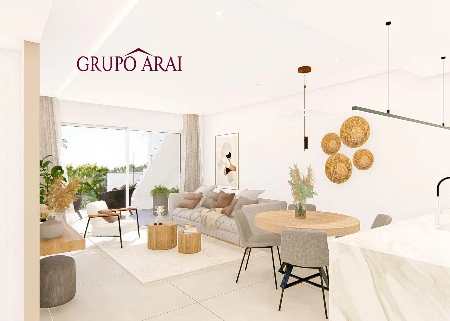 Living room of Flat for sale in Guardamar del Segura  with Air Conditioner, Heating and Private garden