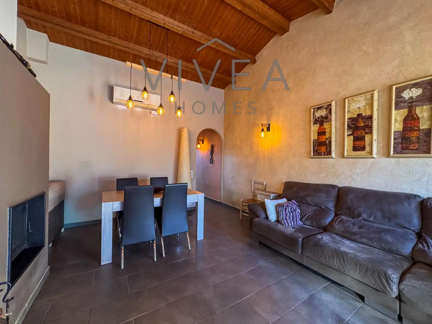 Sala de estar de Casa o chalet en venta en Sabadell con Aire acondicionado, Calefacción y Terraza