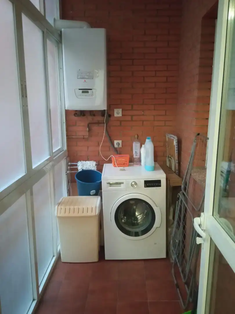 Balcony of Flat for sale in Ciudad Real  with Heating, Private garden and Furnished