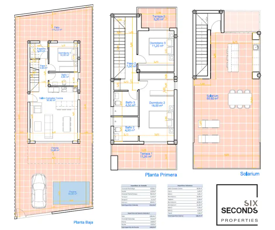 Casa con piscina en venta en Pilar de la Horadada ciudad, imagen 16
