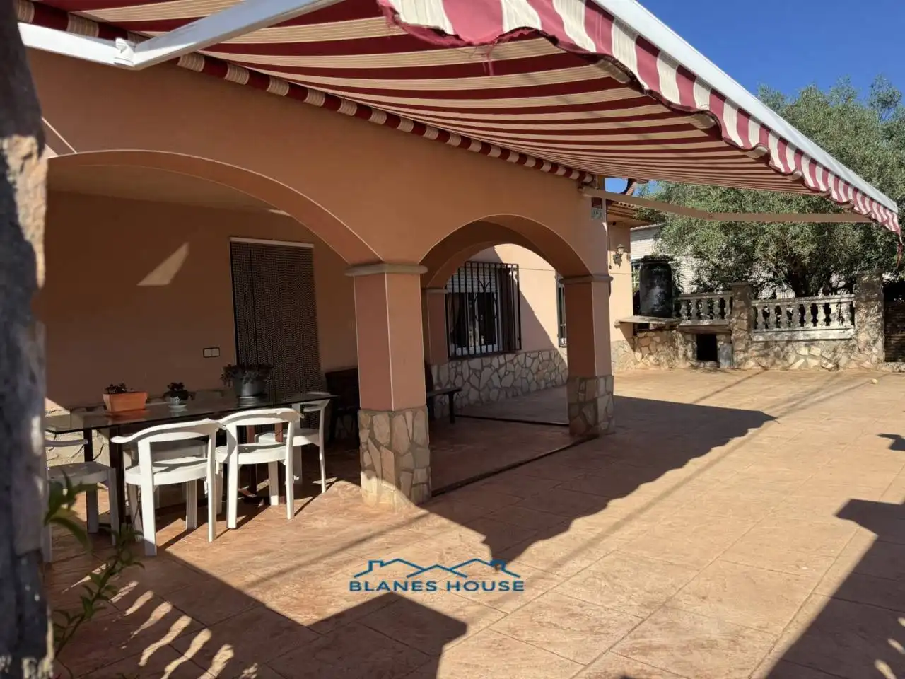 Terrassa de Casa o xalet en venda en Fogars de la Selva amb Calefacció, Jardí privat i Terrassa