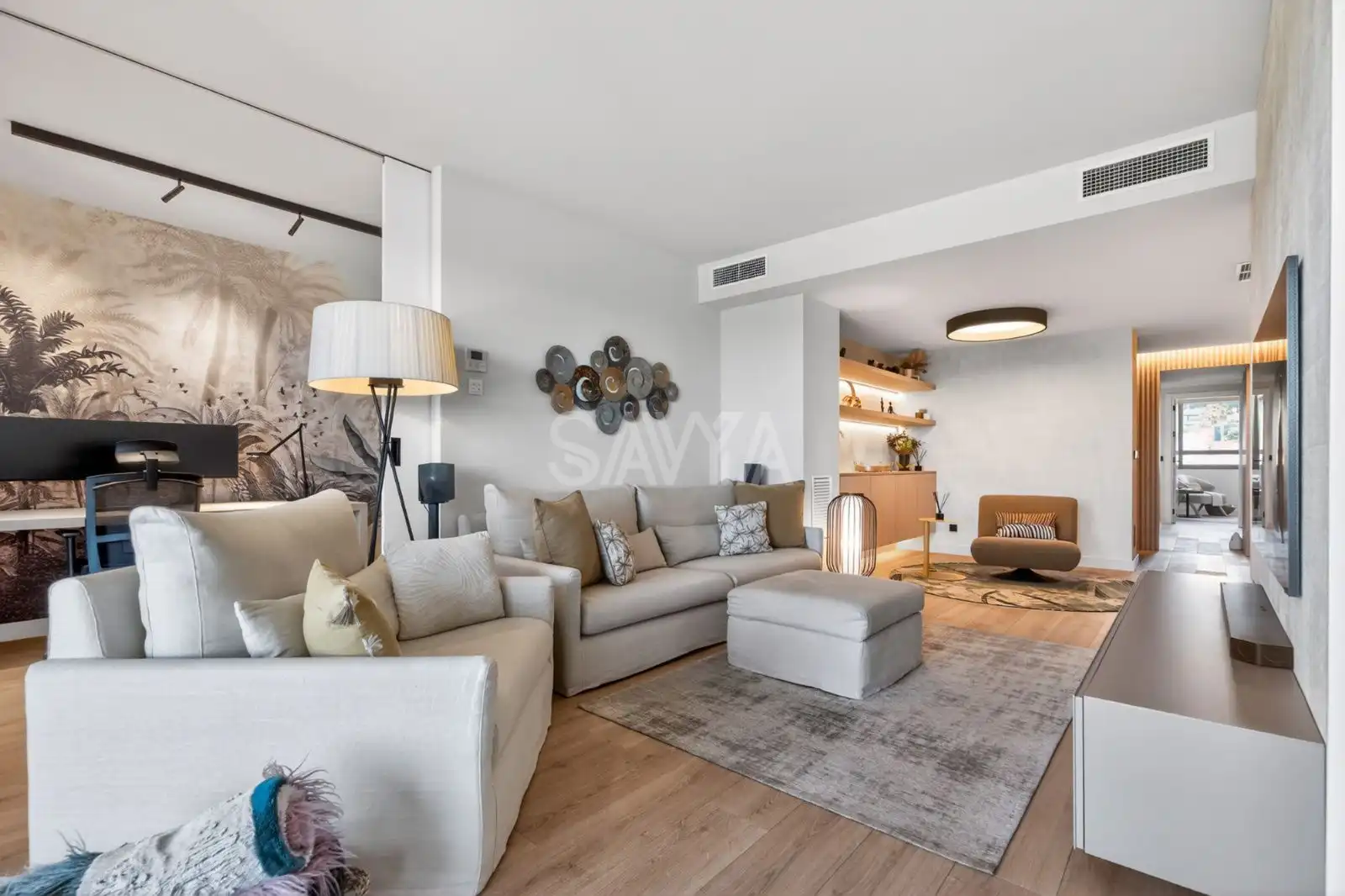 Sala de estar de Piso en venta en Sitges con Aire acondicionado, Calefacción y Terraza