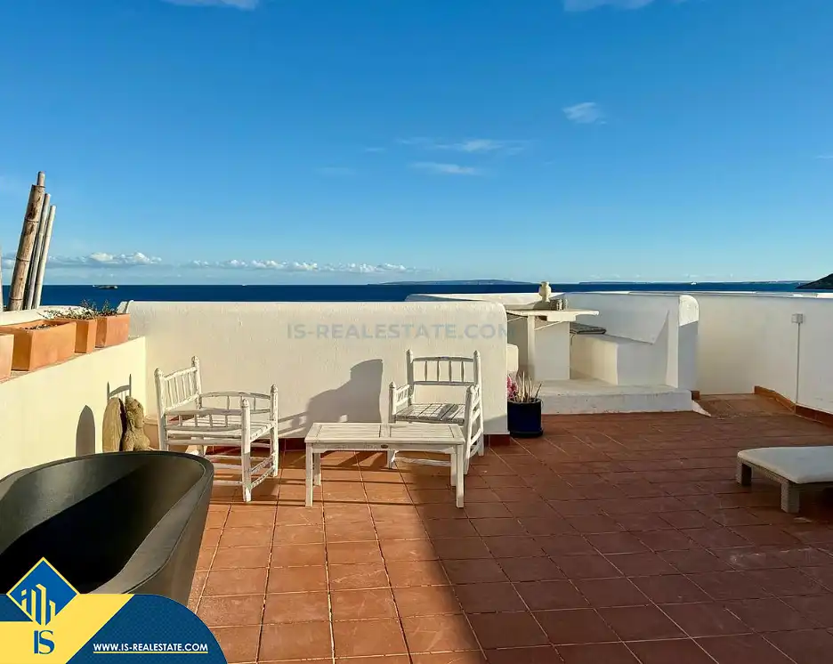 Terraza de Ático en venta en Sant Josep de sa Talaia con Terraza, Amueblado y Piscina comunitaria