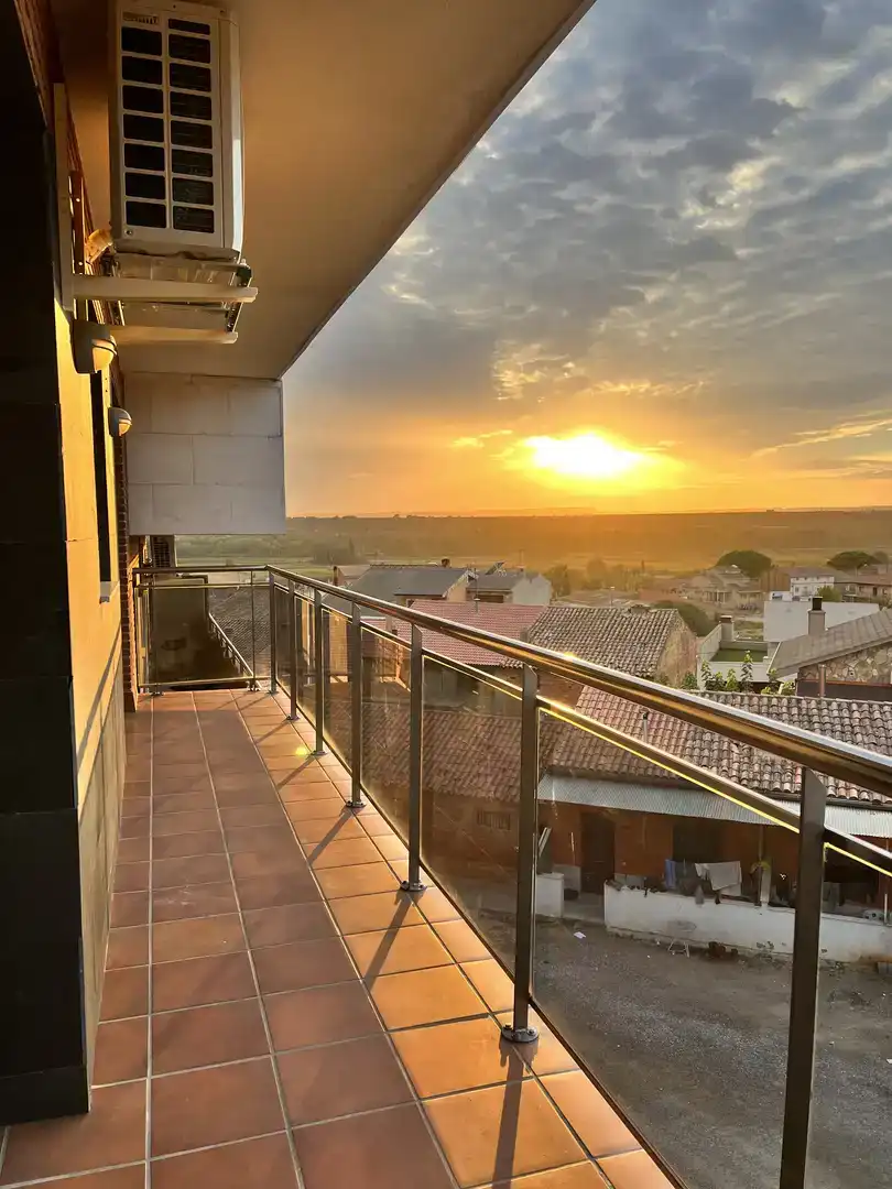 Terrasse von Wohnung zur Miete in Albesa mit Klimaanlage, Parkett und Möbliert