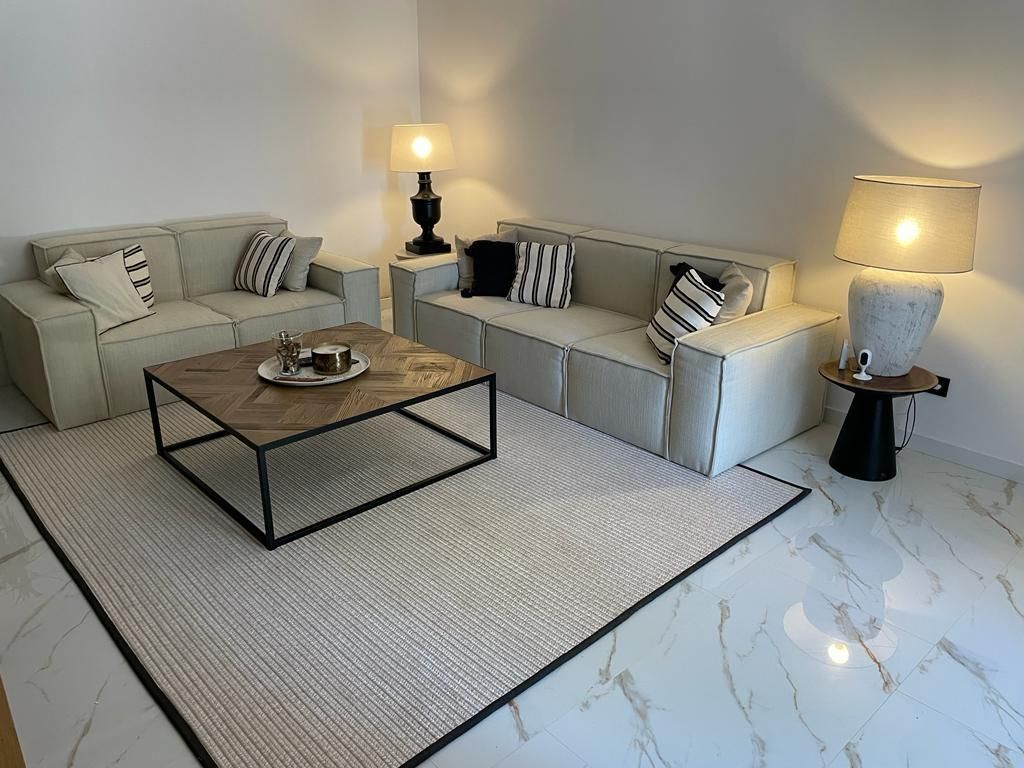 Living room of Flat for sale in San Lorenzo de El Escorial  with Heating, Private garden and Terrace