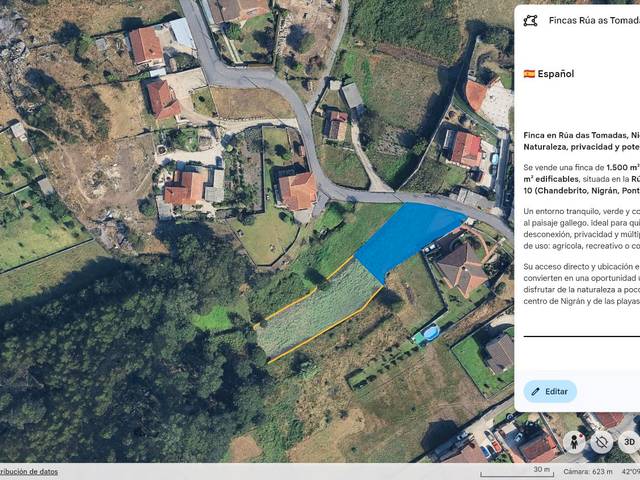 Terreno residencial en Venta en Rúa das Tomadas, 10 en Chandebrito