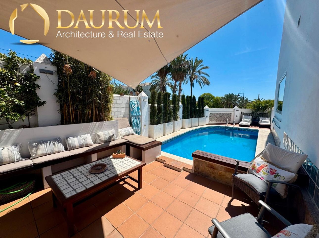 Garden of Single-family semi-detached for sale in Torremolinos  with Air Conditioner, Terrace and Swimming Pool