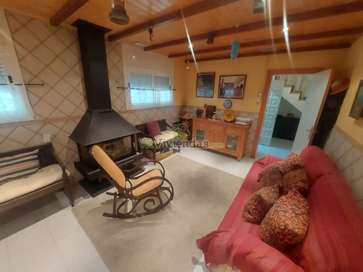 Sala de estar de Casa o chalet en venta en Vallirana con Calefacción, Jardín privado y Terraza