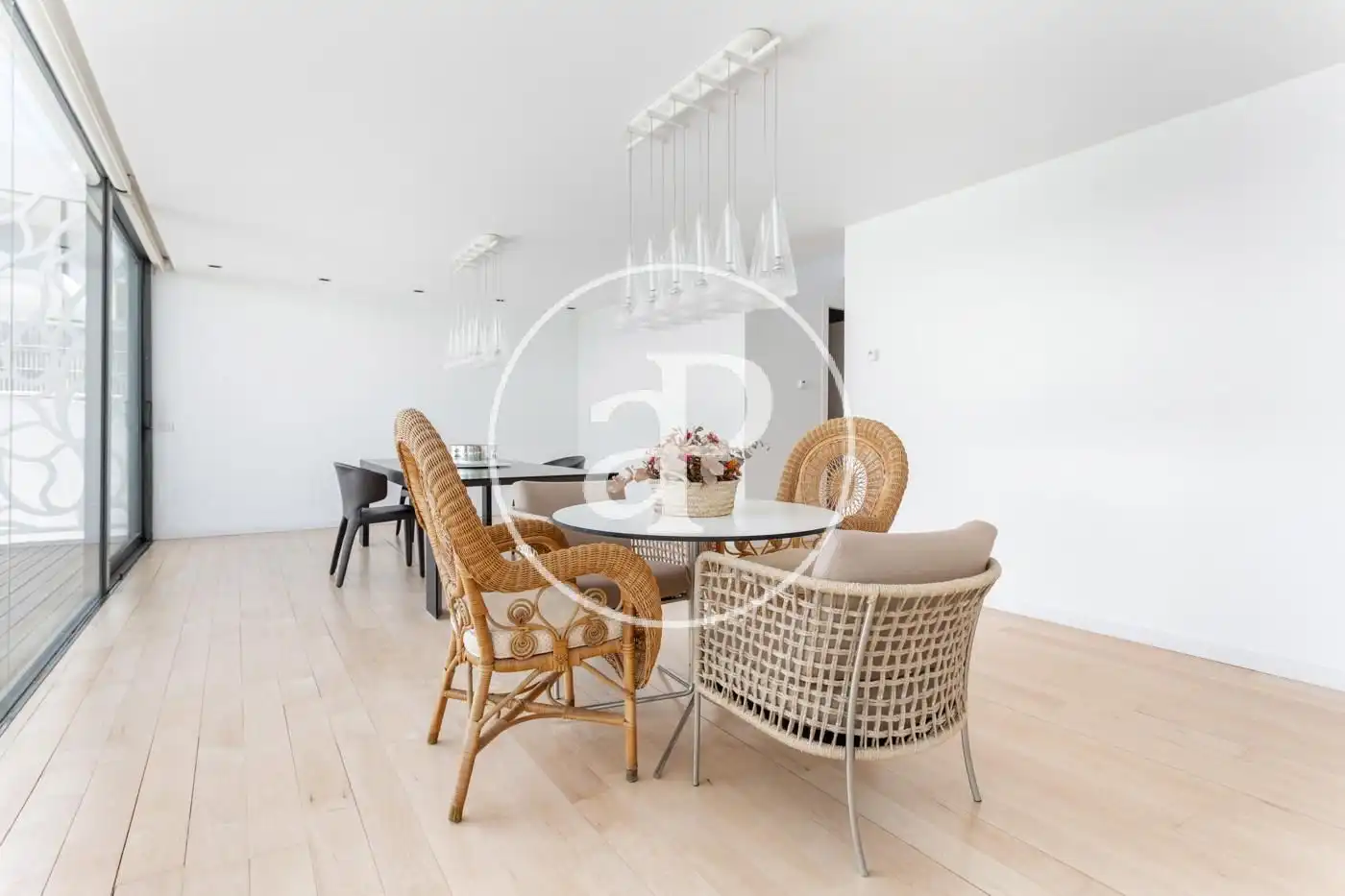 Dining room of Houses for sale in Sagunto / Sagunt  with Air Conditioner, Heating and Private garden