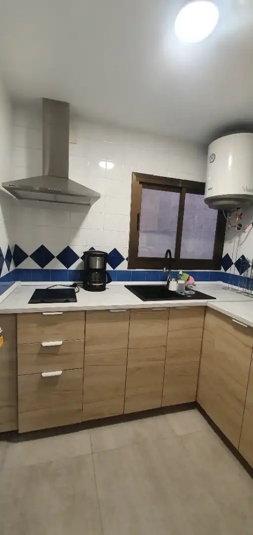 Kitchen of Flat for rent in Guadix  with Heating, Terrace and Storage room
